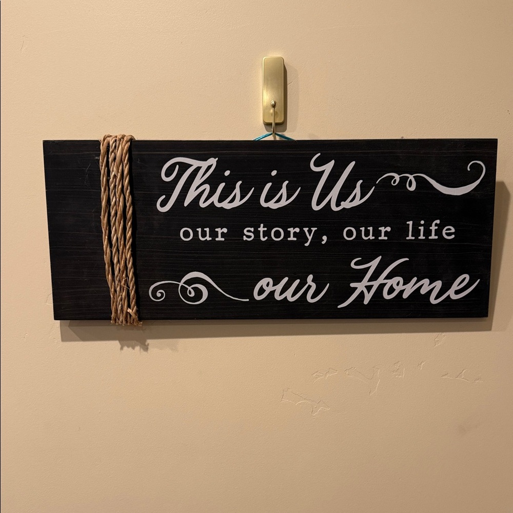 “This is Us Our Story, Our Life, Our Home” wooden gallery wall art Farmhouse